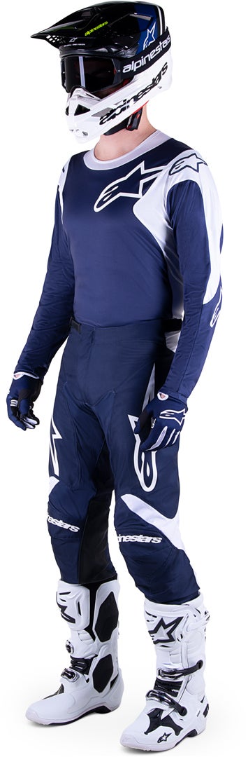 Alpinestars Racer Hoen Motorcross jersey donkerblauw/wit XL Figuur 3