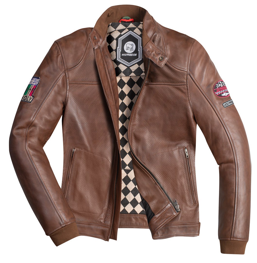 HolyFreedom Due Motorcycle Leather Jacket brown XXL Figure 2