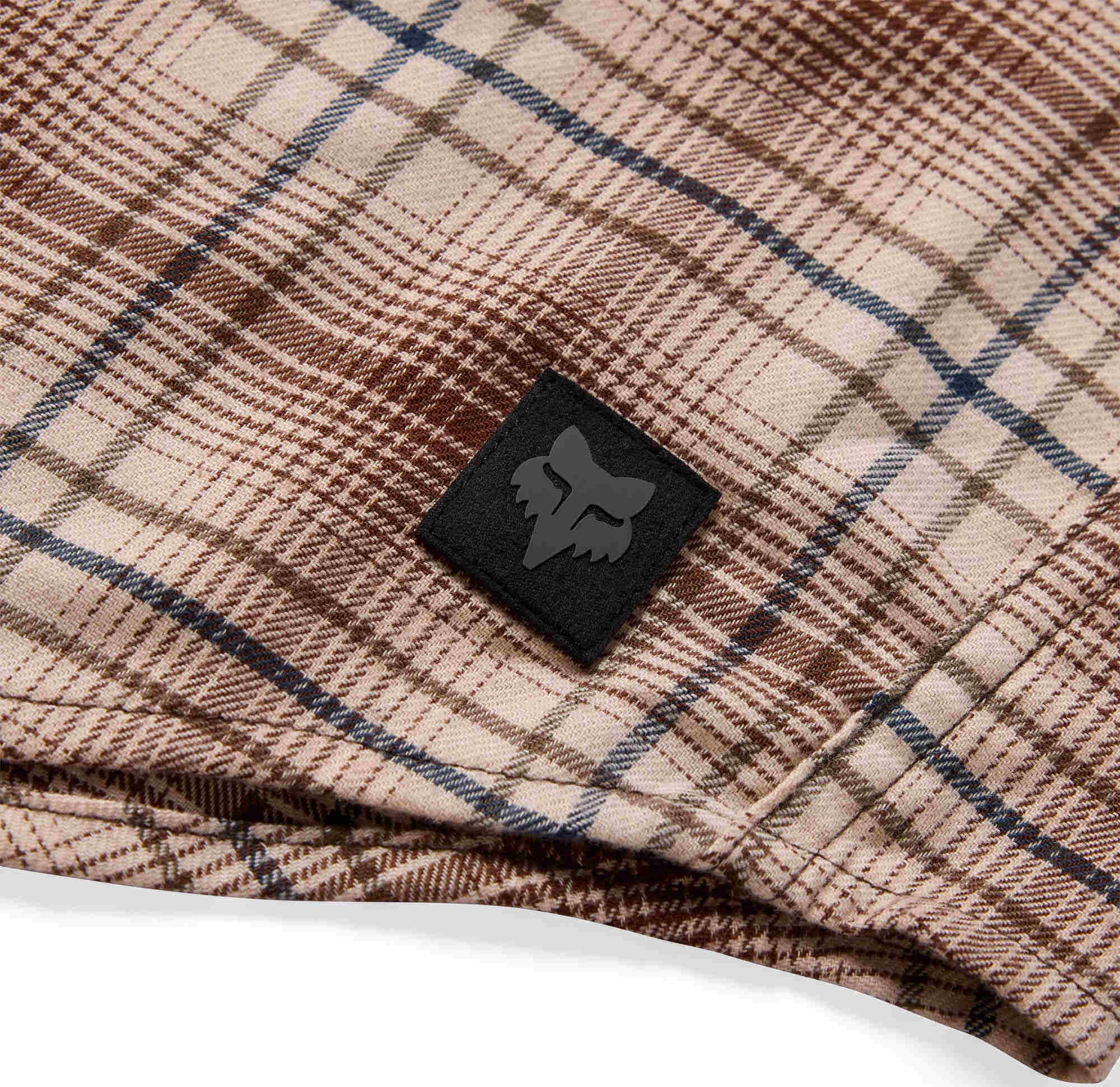 FOX Survivalist Stretch Flannel Shirt beige/brown 2XL Figure 5