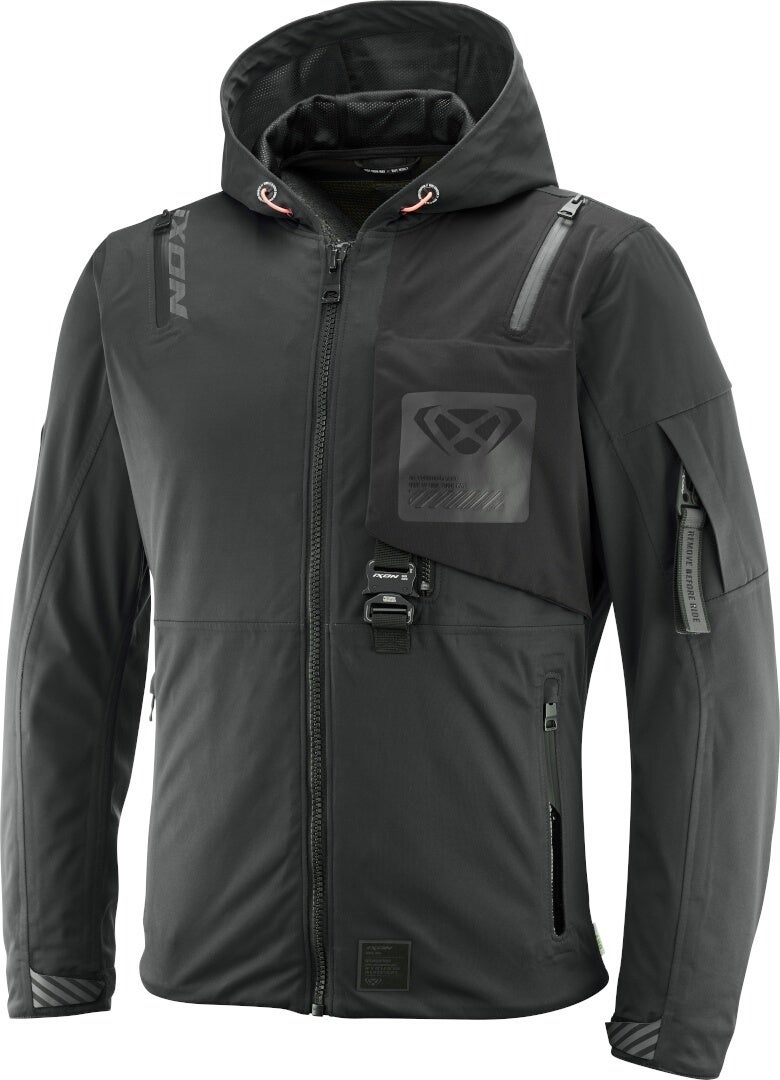 Ixon M-Quarter Waterproof Motorcycle Textile Jacket anthracite/black 4XL Figure 1