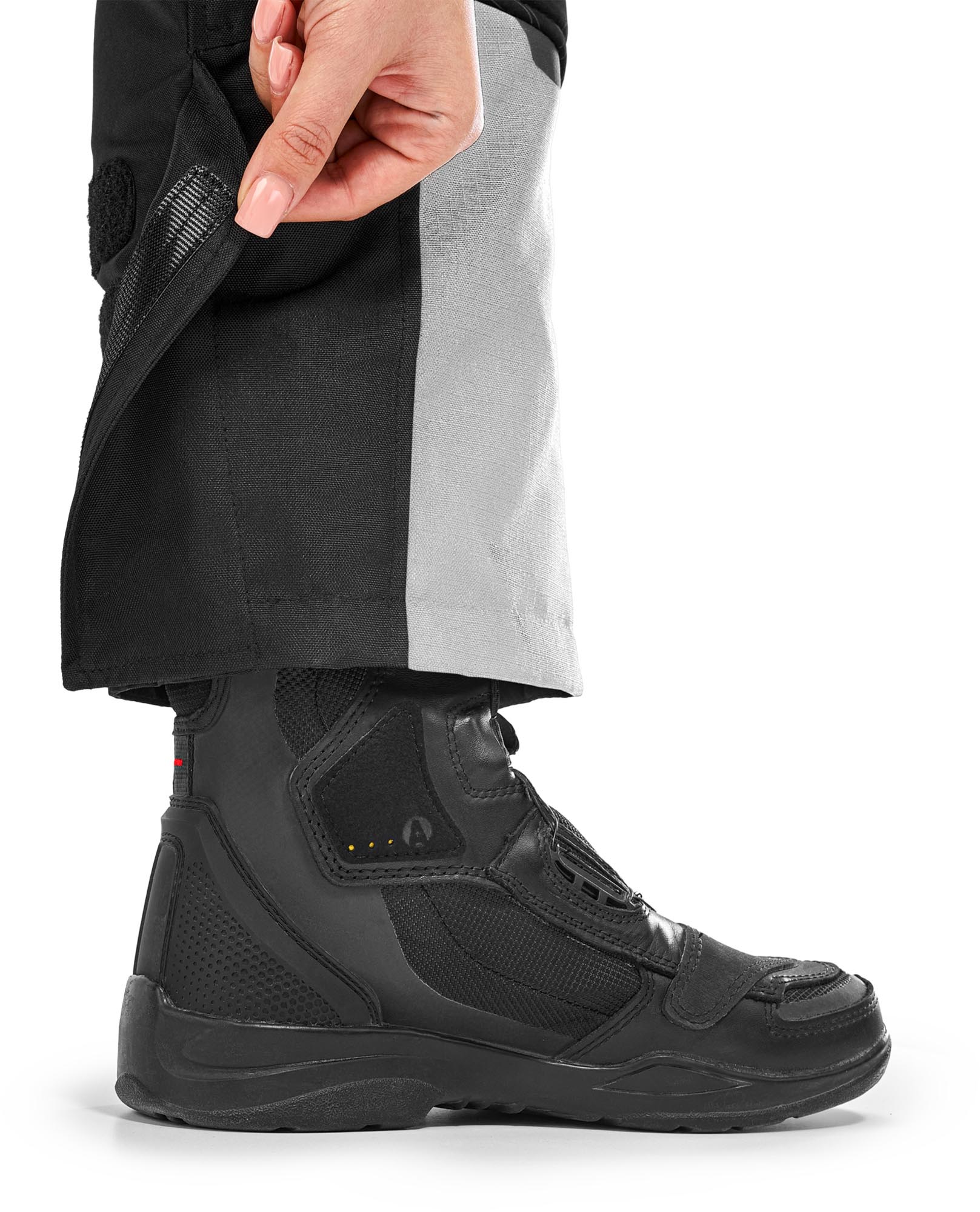 SHIMA Tracker Dames Motorfiets Textiel Broek grijs/wit M Figuur 16