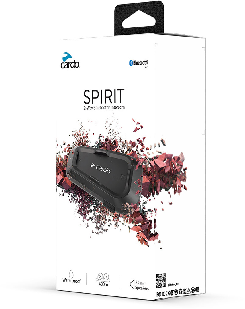 Cardo Spirit Sistem de comunicații cu un singur pachet Figura 1
