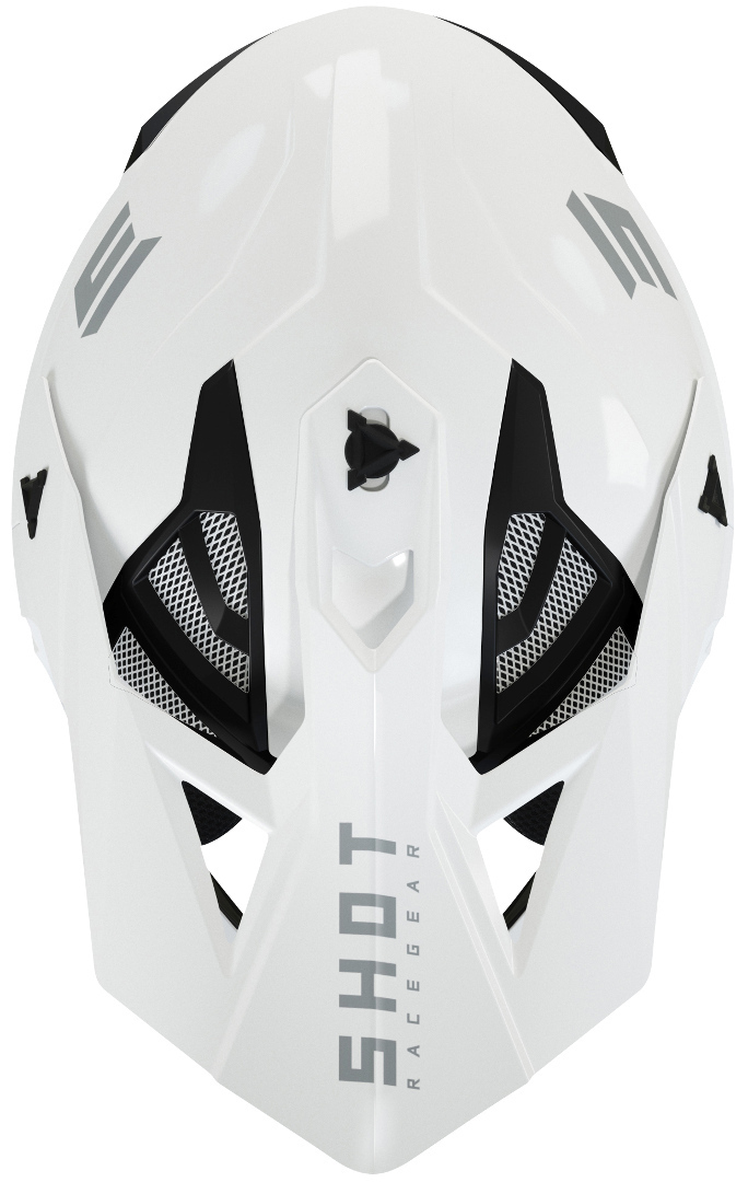 Shot Lite Solid 2.0 Casco de Motocross Blanco S (55/56) Figura 3