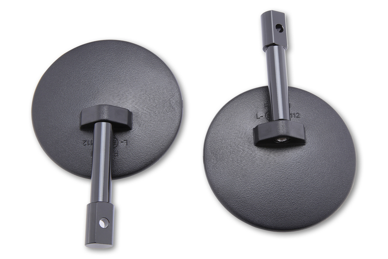 HIGHSIDER smart Bar End Mirror SuperBike Svart (Par) Figur 2