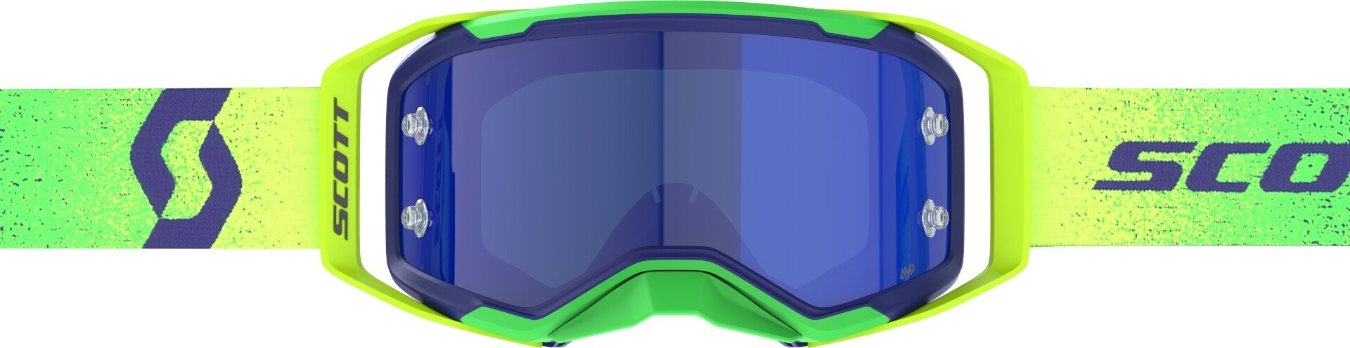 Scott Prospect 2.0 AMP Chrome Ochelari de motocross mov/galben Figura 3