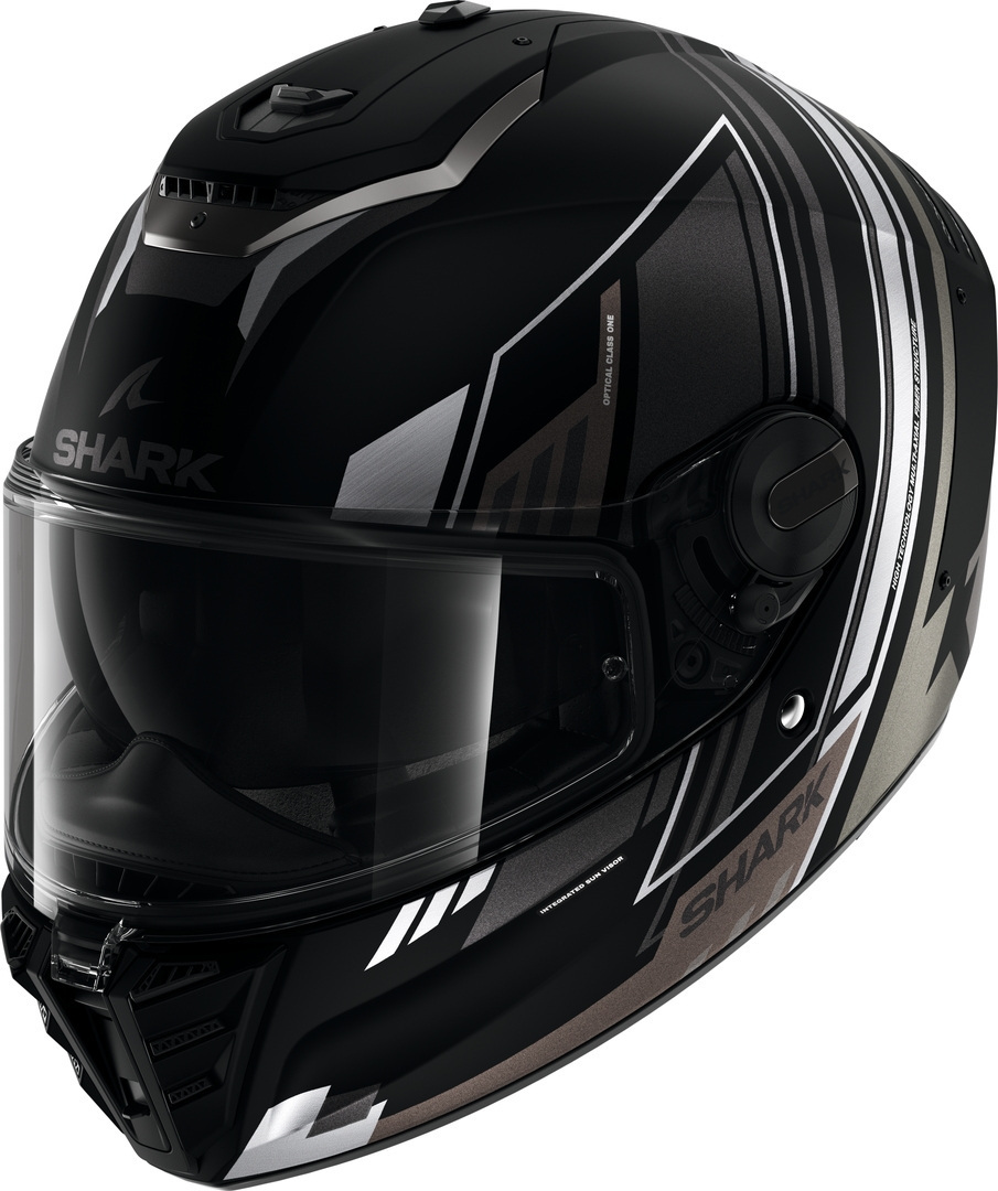 Shark Spartan RS Byrhon Cască Negru/gri XS (53/54) Figura 1