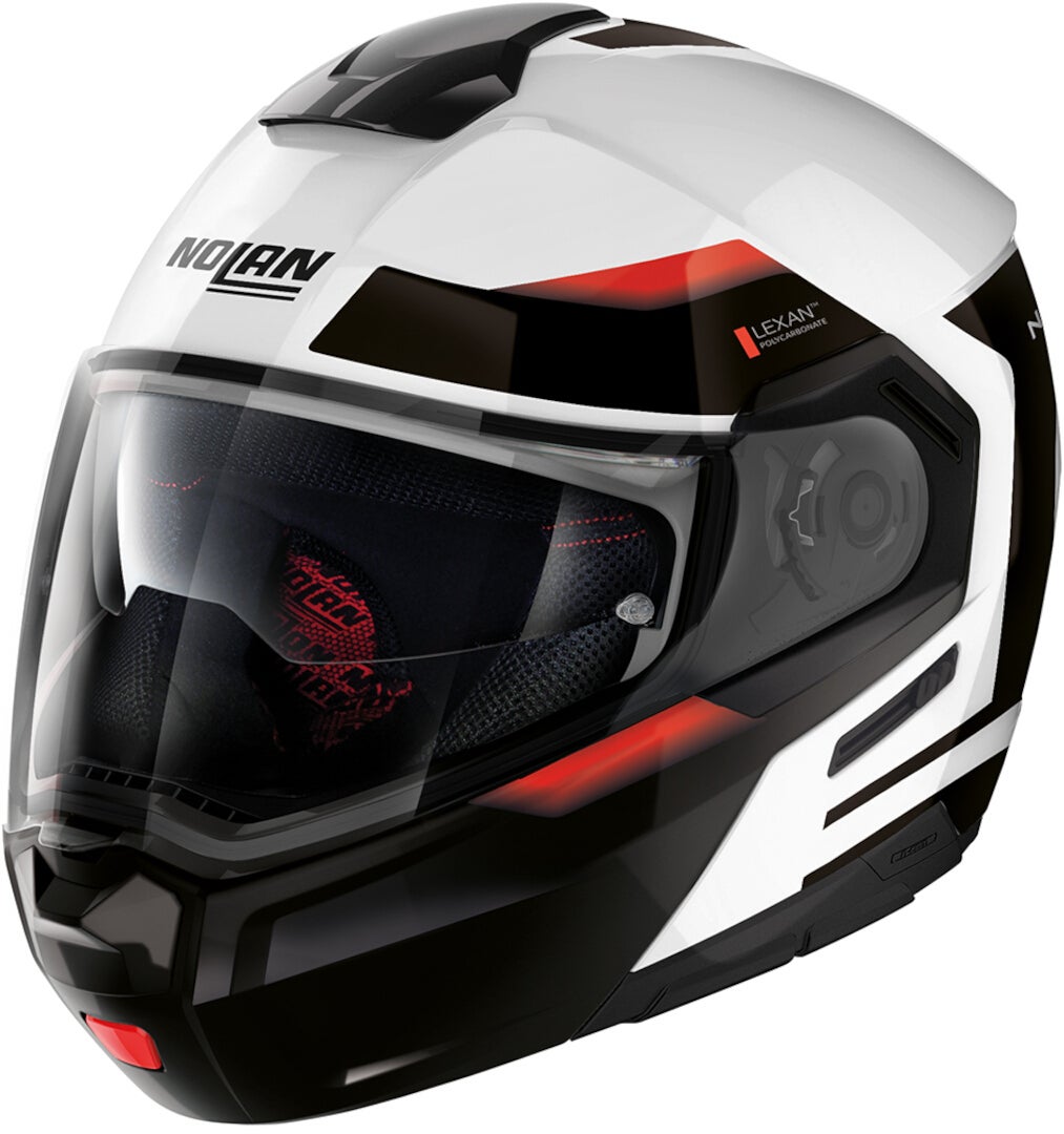 Nolan N90-3 Reflector N-Com Helmet white/black/red S (56) Figure 1