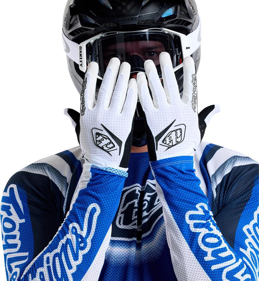 Troy Lee Designs Air Mono Luvas de motocross Branco L Figura 11