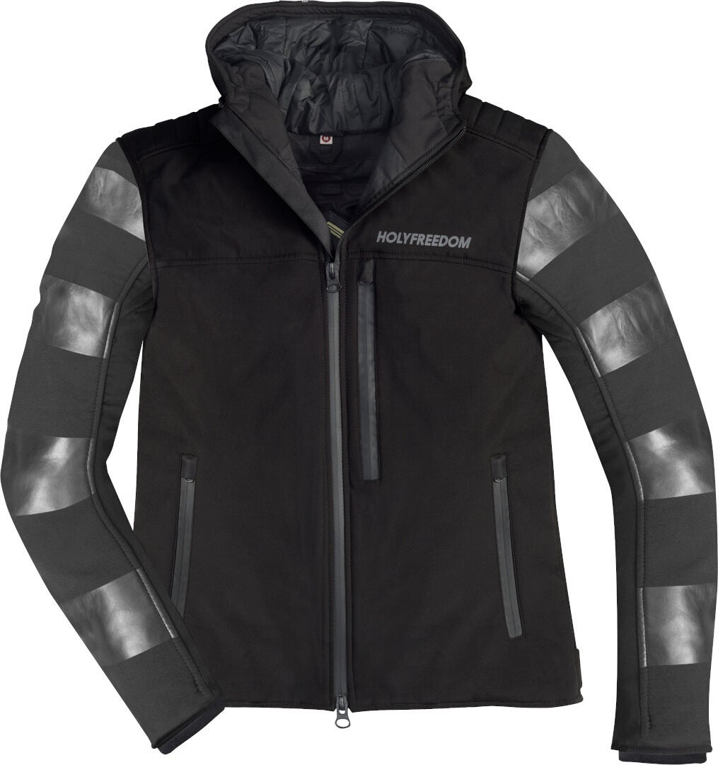 HolyFreedom Prison Softshell Motorcycle Textile Jacket black 3XL Figure 1