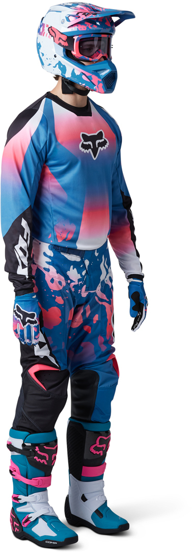 FOX 180 Morphic Pantaloni Motocross blu 30 Figura 8