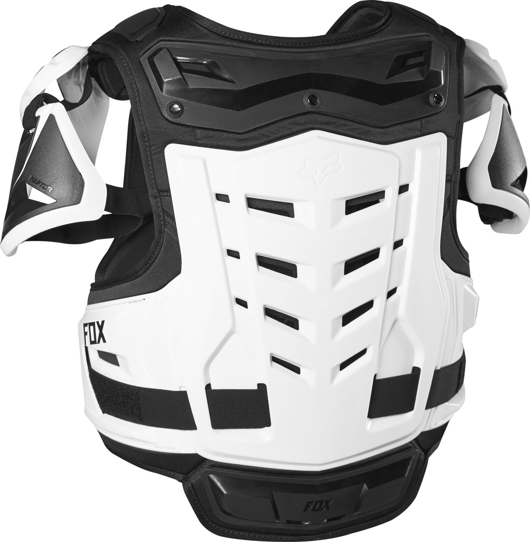 FOX Raptor Vestă de protecție alb/negru L/XL Figura 2