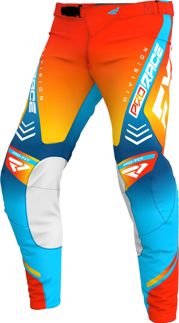 FXR Revo 2024 Motocross Hose orange/hellblau/dunkelblau 34 Abbildung 1