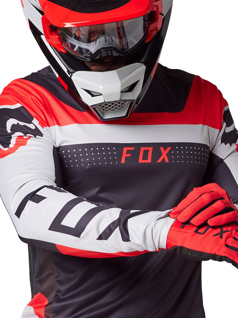 FOX Flexair Efekt Motorcross jersey Rood M Figuur 6