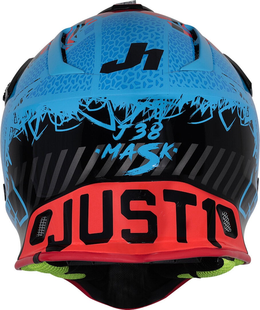 Just1 J38 Mask Motokrosová přilba modrá/černá M (57/58) Obrázek 3