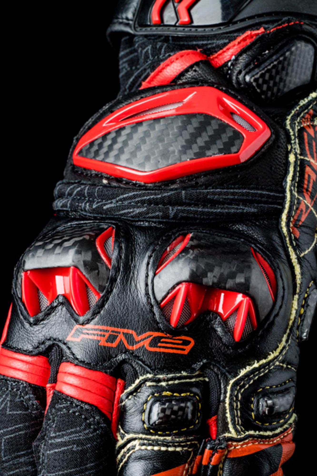 Five RFX Race Motorrad Handschuhe rot/schwarz 3XL Abbildung 4