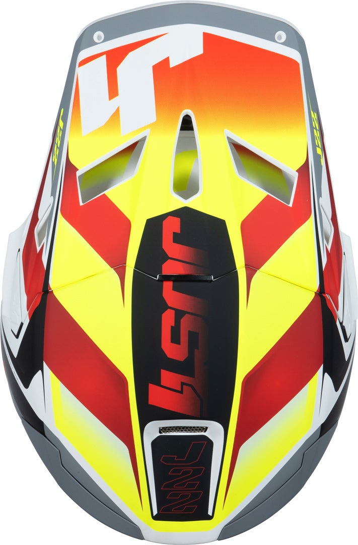 Just1 J22F Frenetik Motocross Helmet yellow/red L (59/60) Figure 2