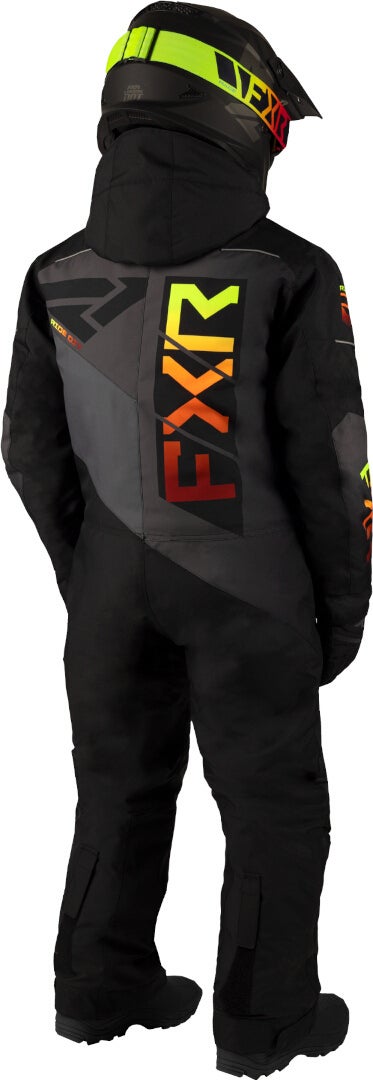 FXR Helium 2023 Ungdoms snescooterdragt i ét stykke sort/orange 14 Figur 2