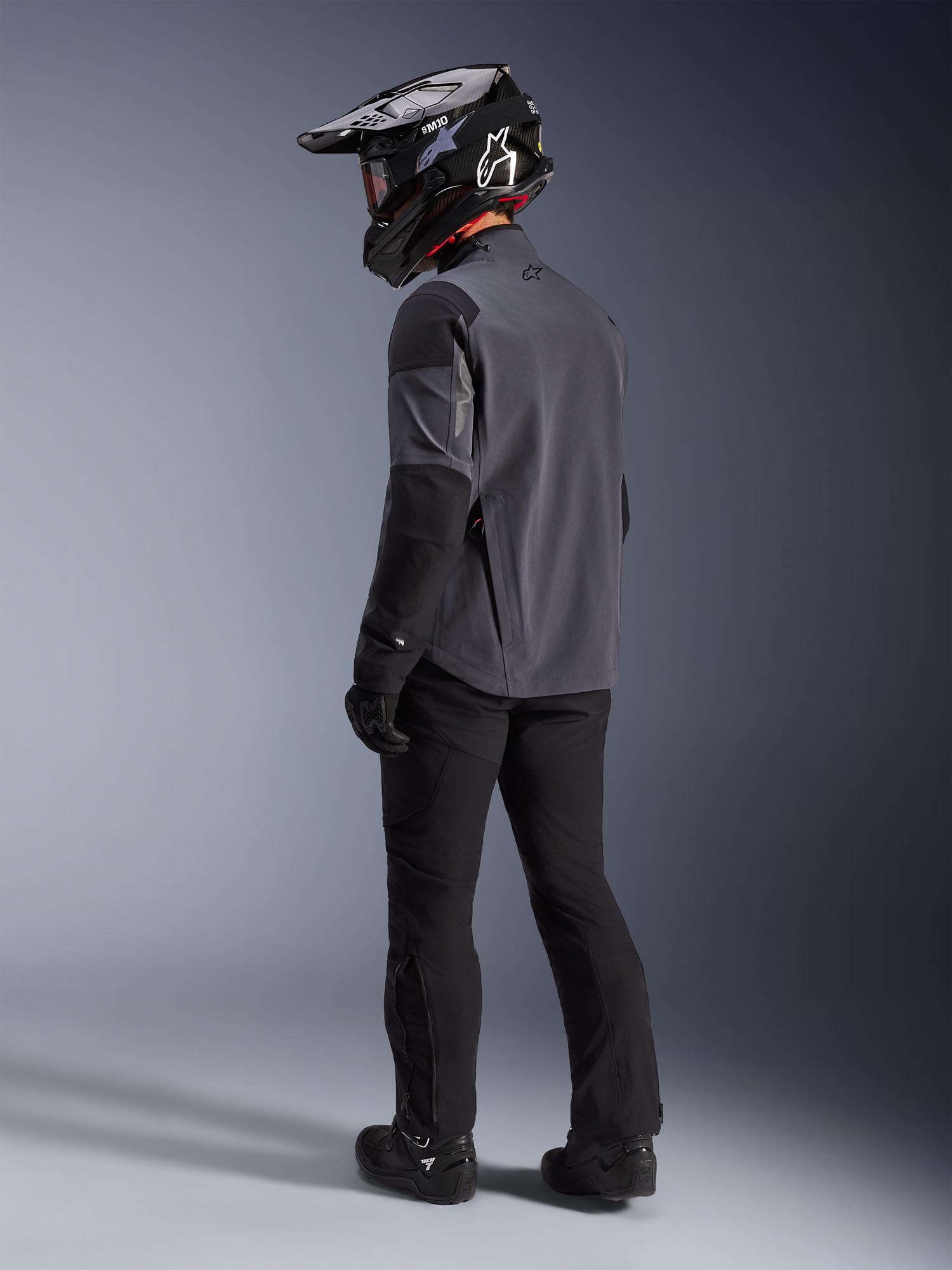 Alpinestars Maxdura Drystar XF waterproof Motorcycle Textile Jacket dark grey/black S Figure 8