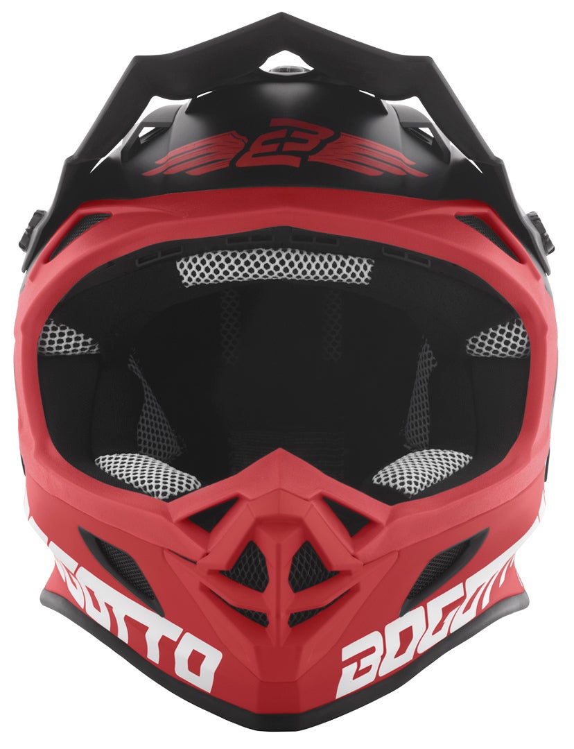 Bogotto V328 Camo Motocross Helm schwarz/weiß/rot XL Abbildung 3