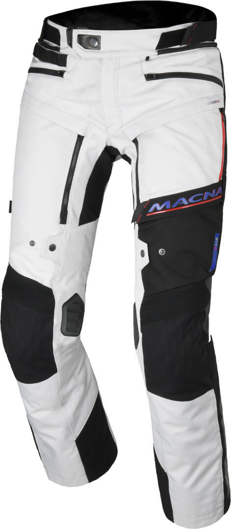 Macna Novac waterproof Motorcycle Textile Pants white/black/red Long L Figure 1