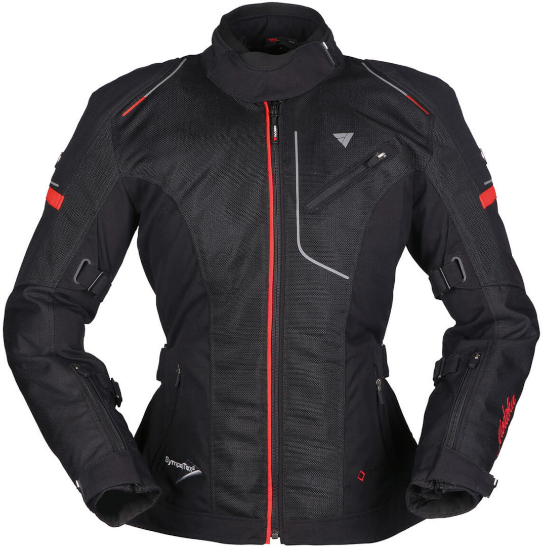 Modeka Belastar Ladies tekstil jakke Svart 34 Figur 1
