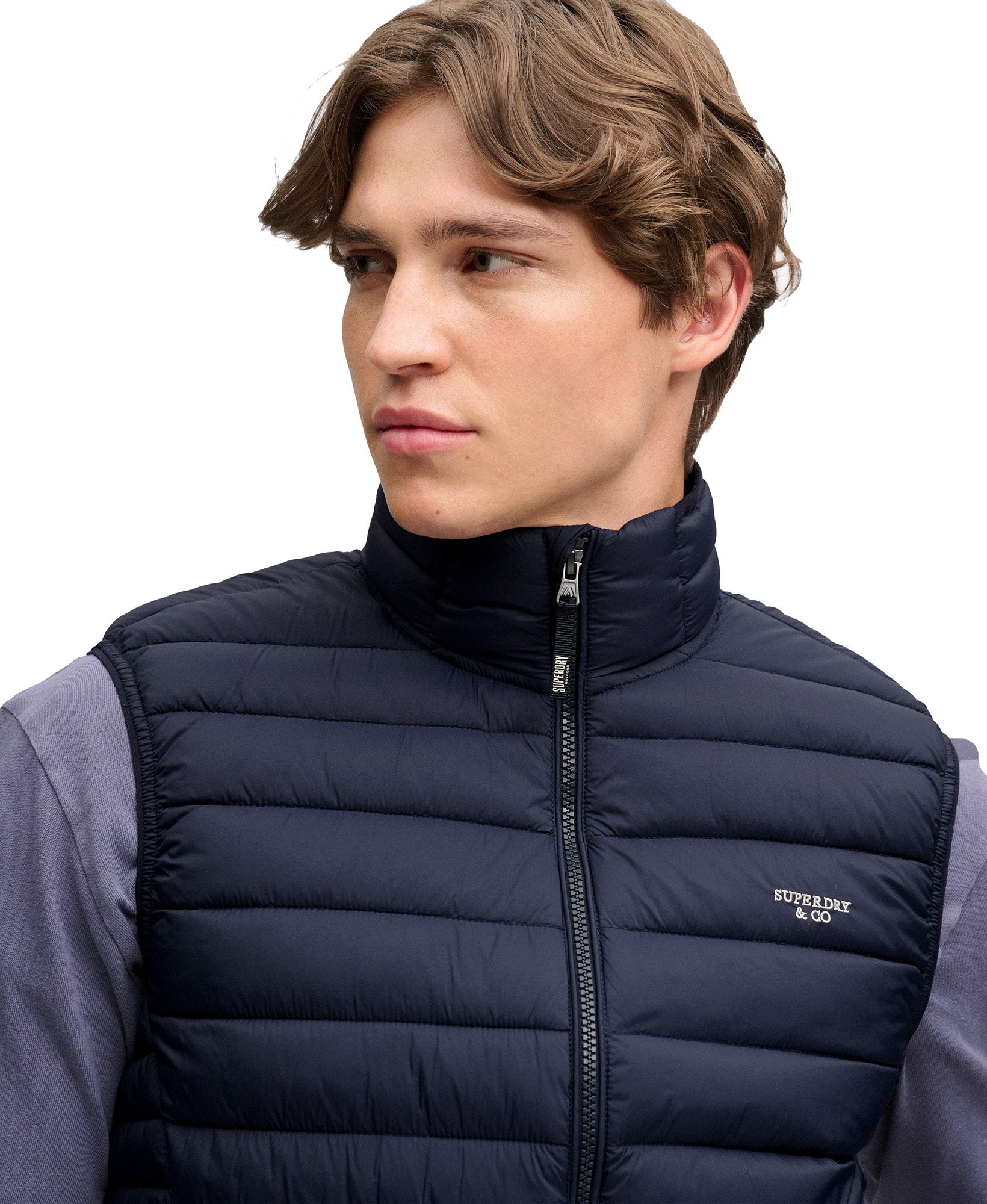 Superdry & Co Fuji Lite Väst Marinblått M Figur 5