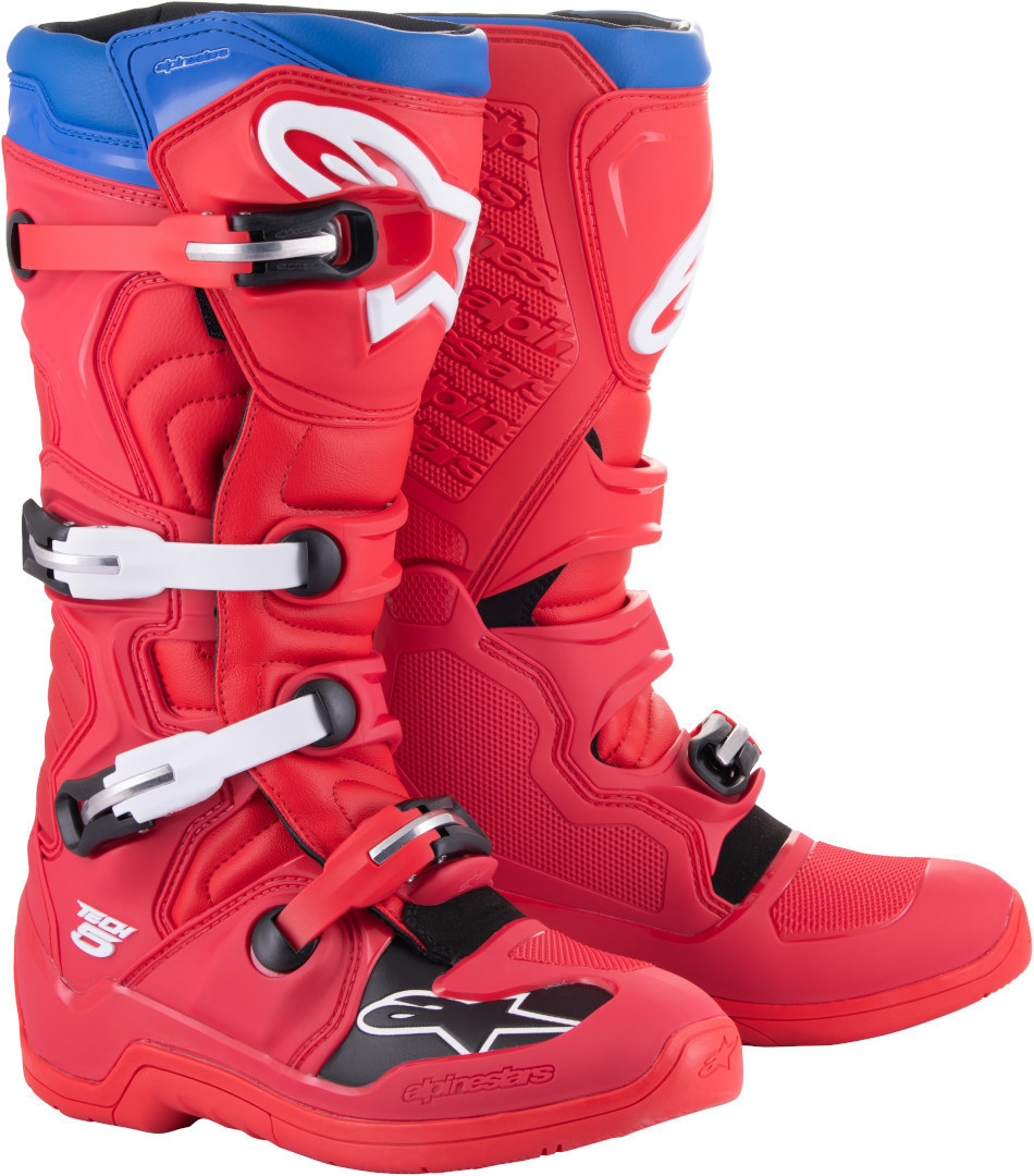 Alpinestars Tech 5 Motocross Boots blue/white/red 14 (49,5) Figure 1