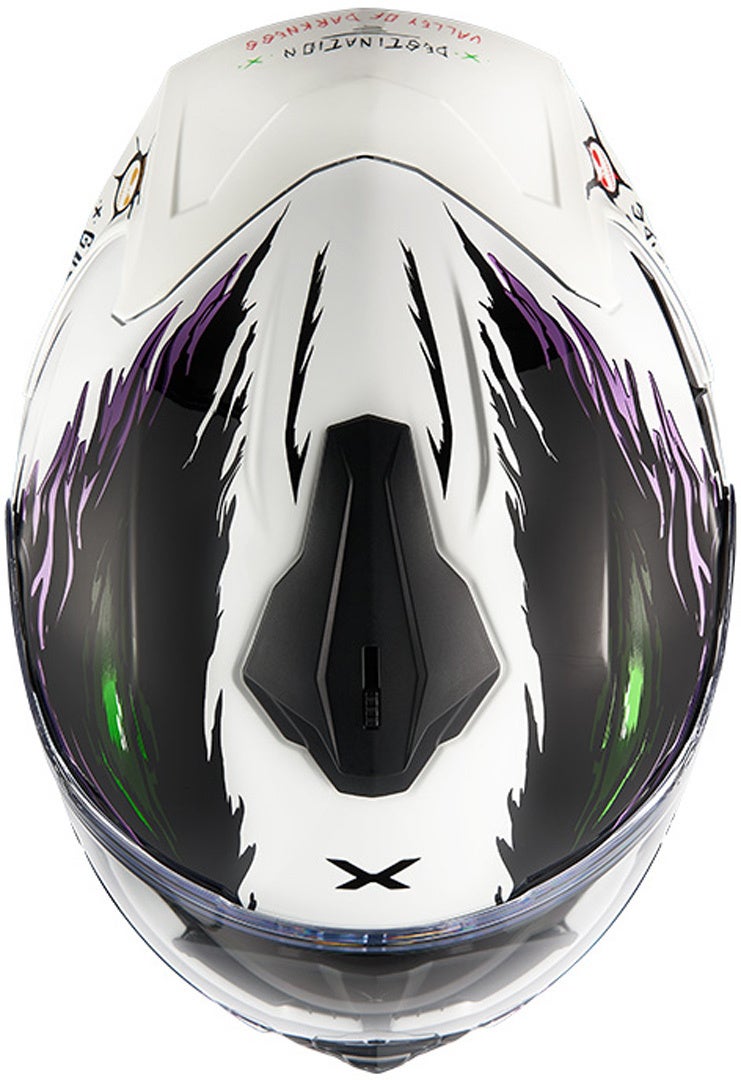 Nexx Y.100R Night Rider Helmet white/black XXL (63/64) Figure 3