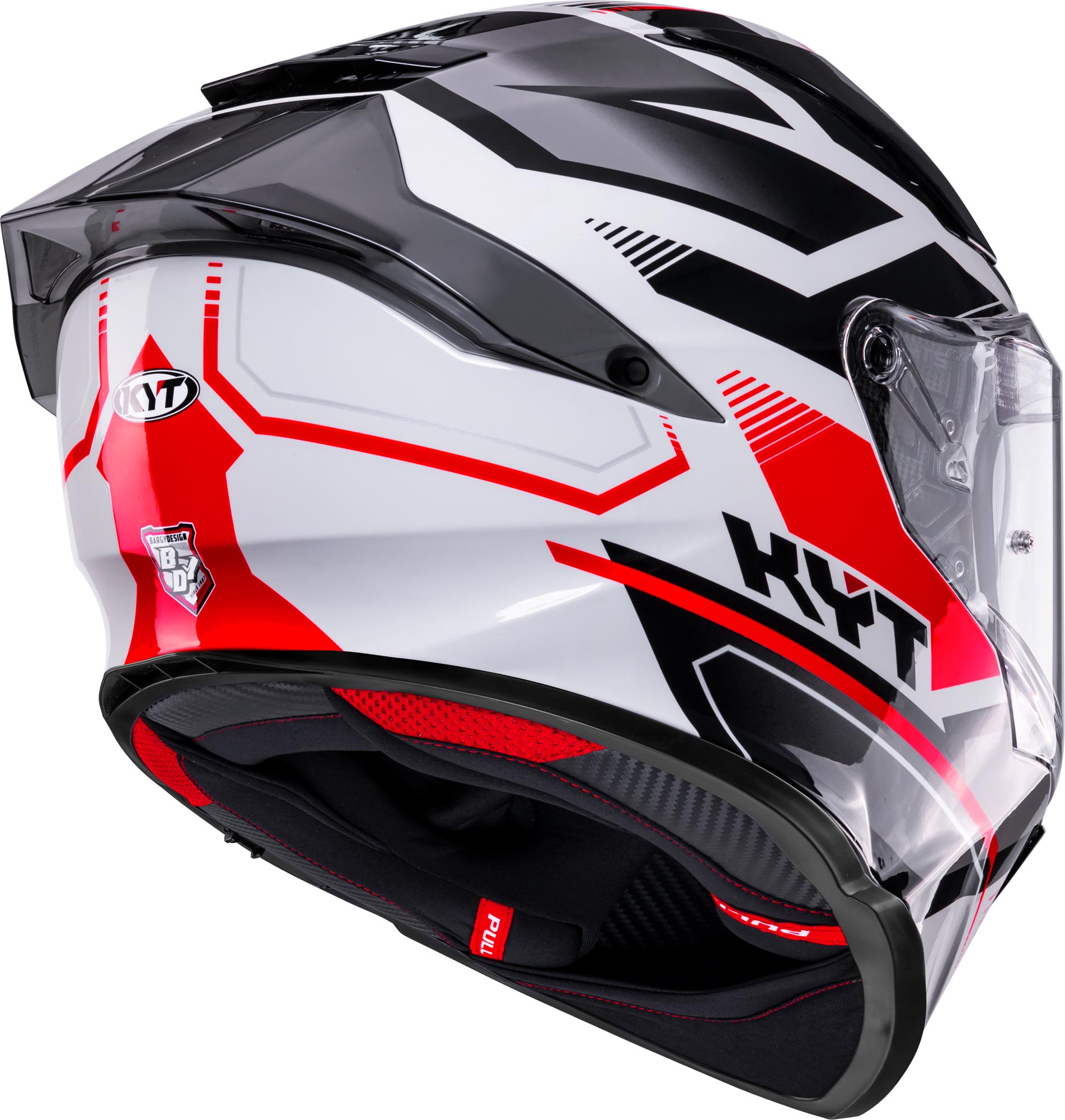 KYT R2R Parsec Casco gris/rojo/blanco S (55/56) Figura 5