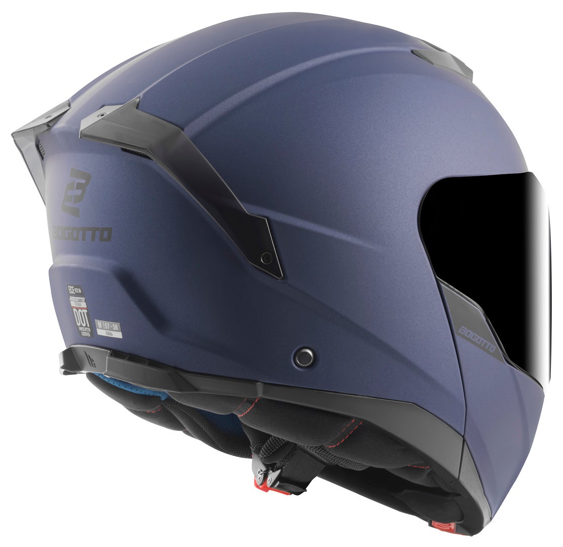 Bogotto FF404 Přilba modrý mat XL Obrázek 4