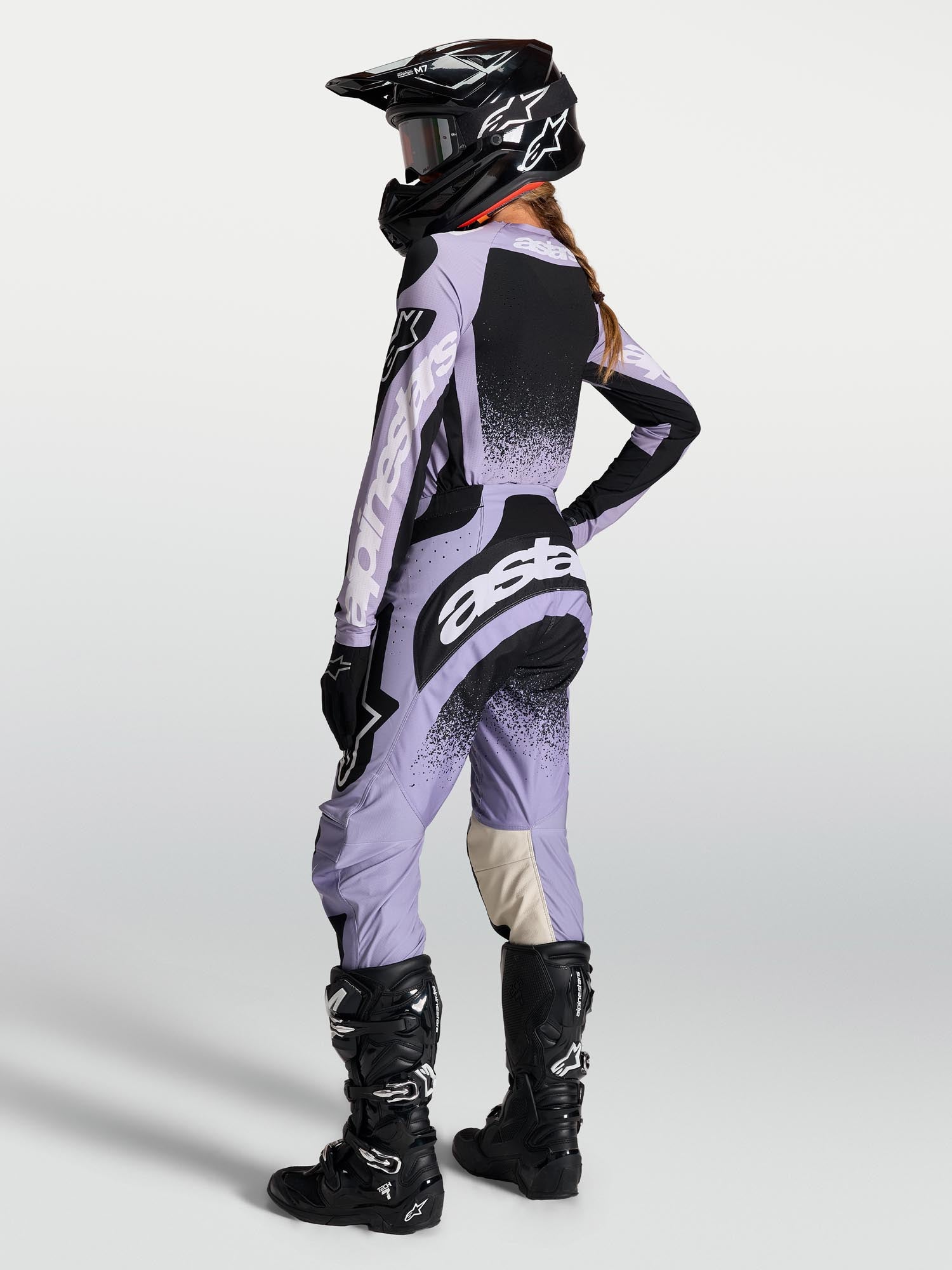 Alpinestars Stella Techstar Swan Damen Motocross Hose violett/schwarz 30 Abbildung 8