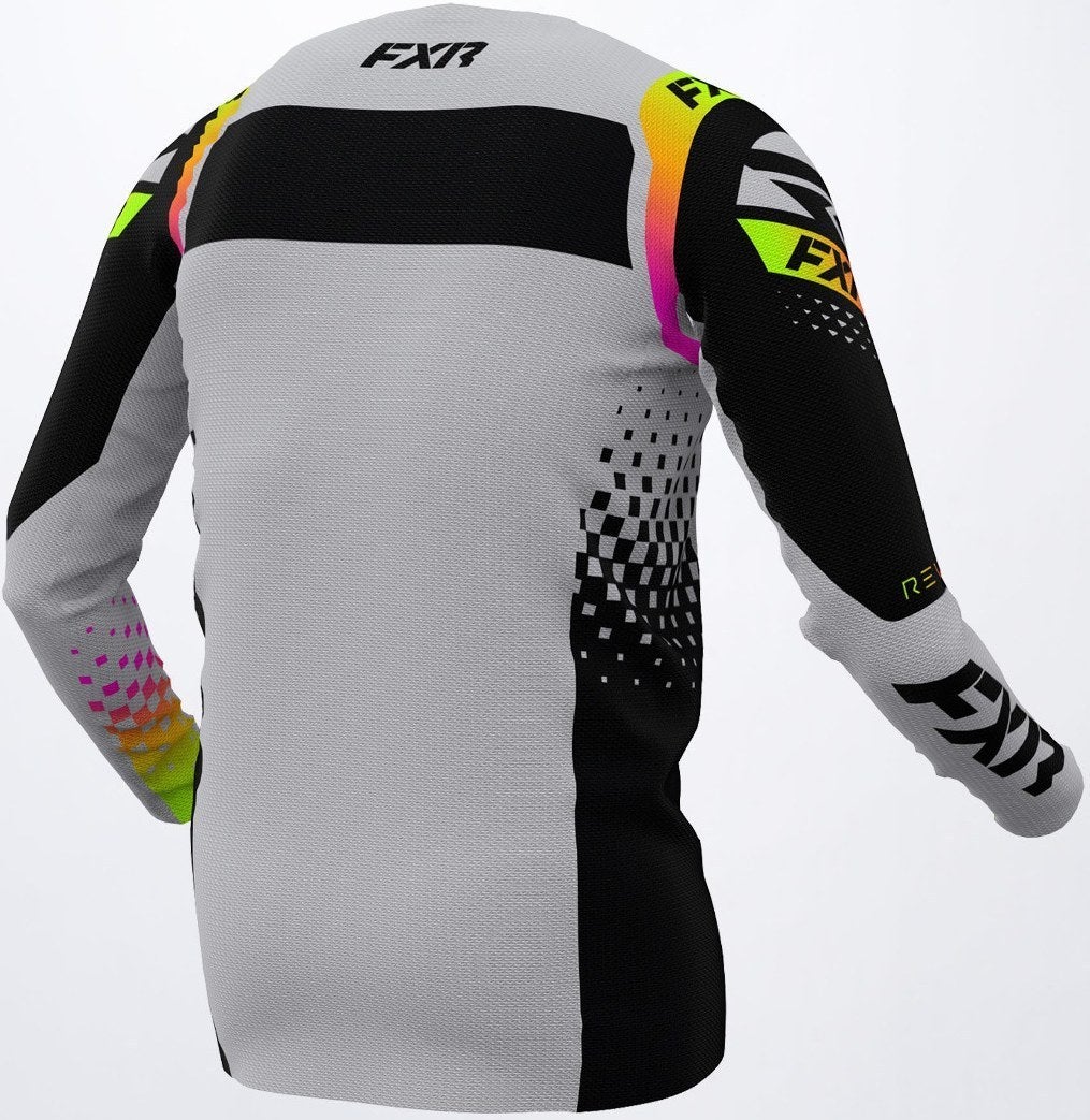 FXR Revo RaceDiv Motocross Jersey grå/sort L Figur 2