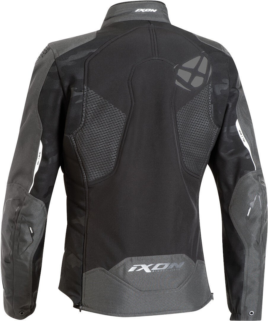 Ixon Cell Ladies Motorcycle Textile Jacket black/grey/white XXL Figure 2