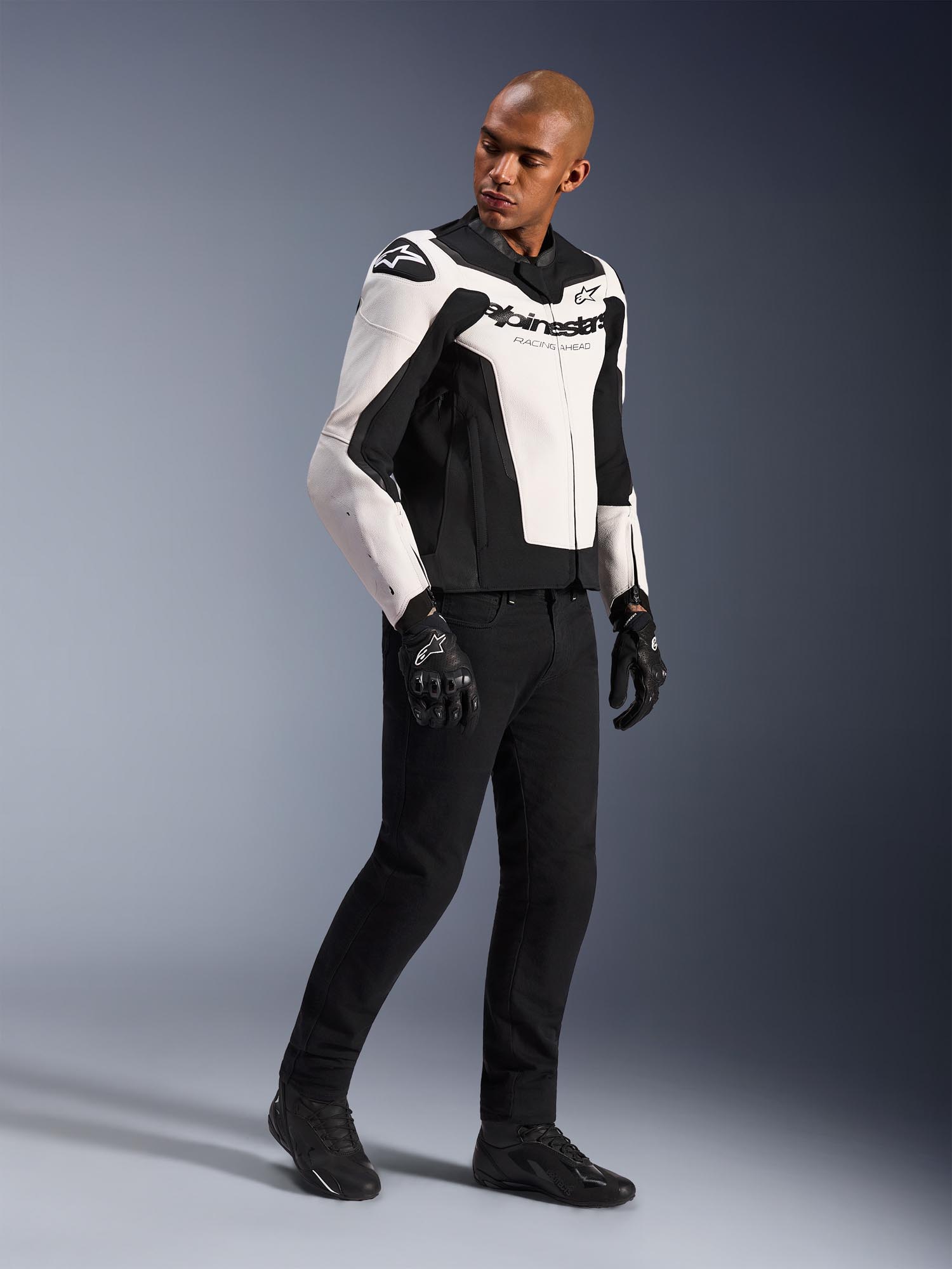 Side view of Alpinestars GP Force V2 Motorcycle Leather Jacket