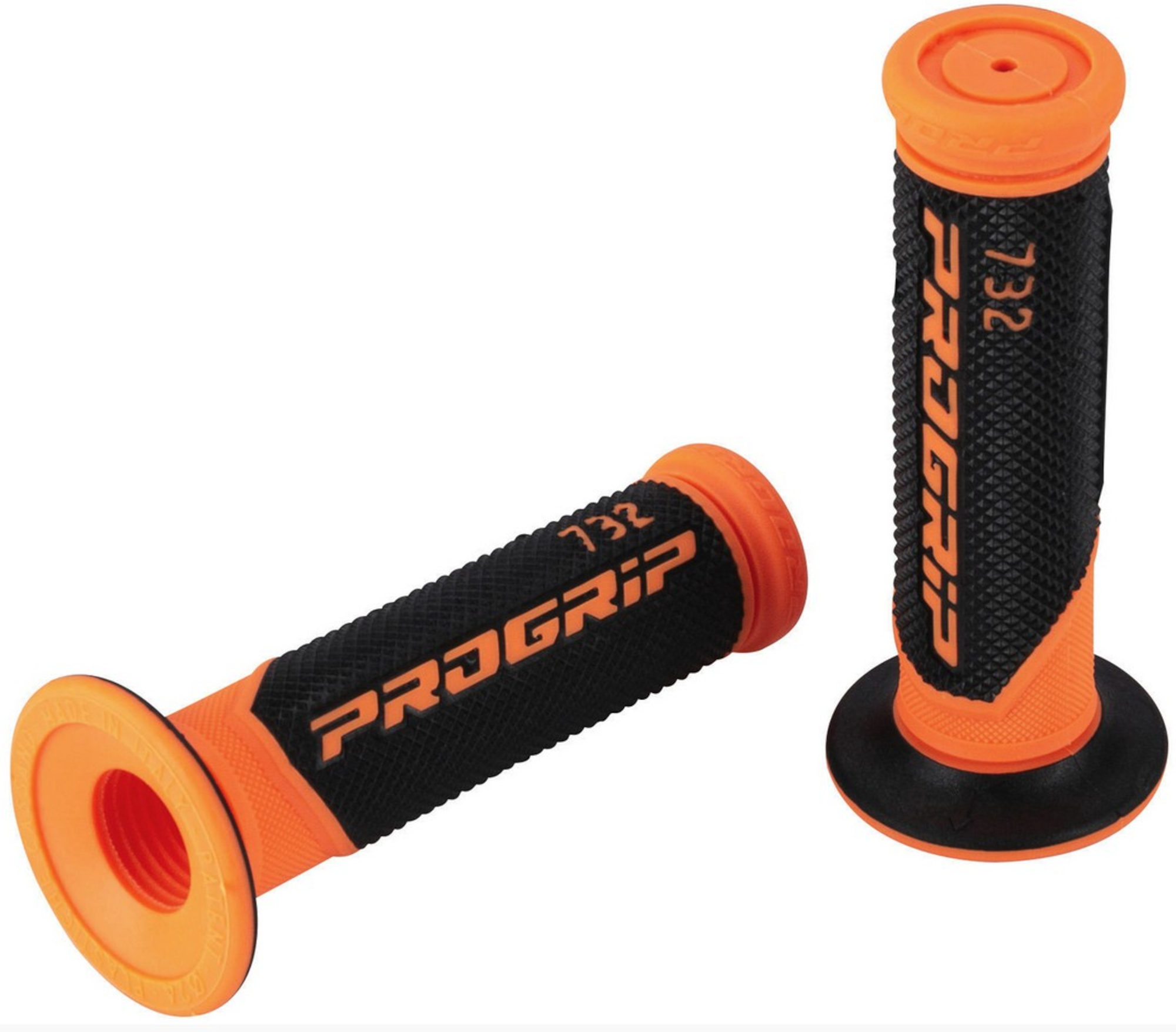 PROGRIP 732 Mânere de ghidon 7/8 inch închise Portocaliu/Negru Figura 1 PROGRIP 732 Mânere de ghidon 7/8 inch închise Portocaliu/Negru Figura 1
