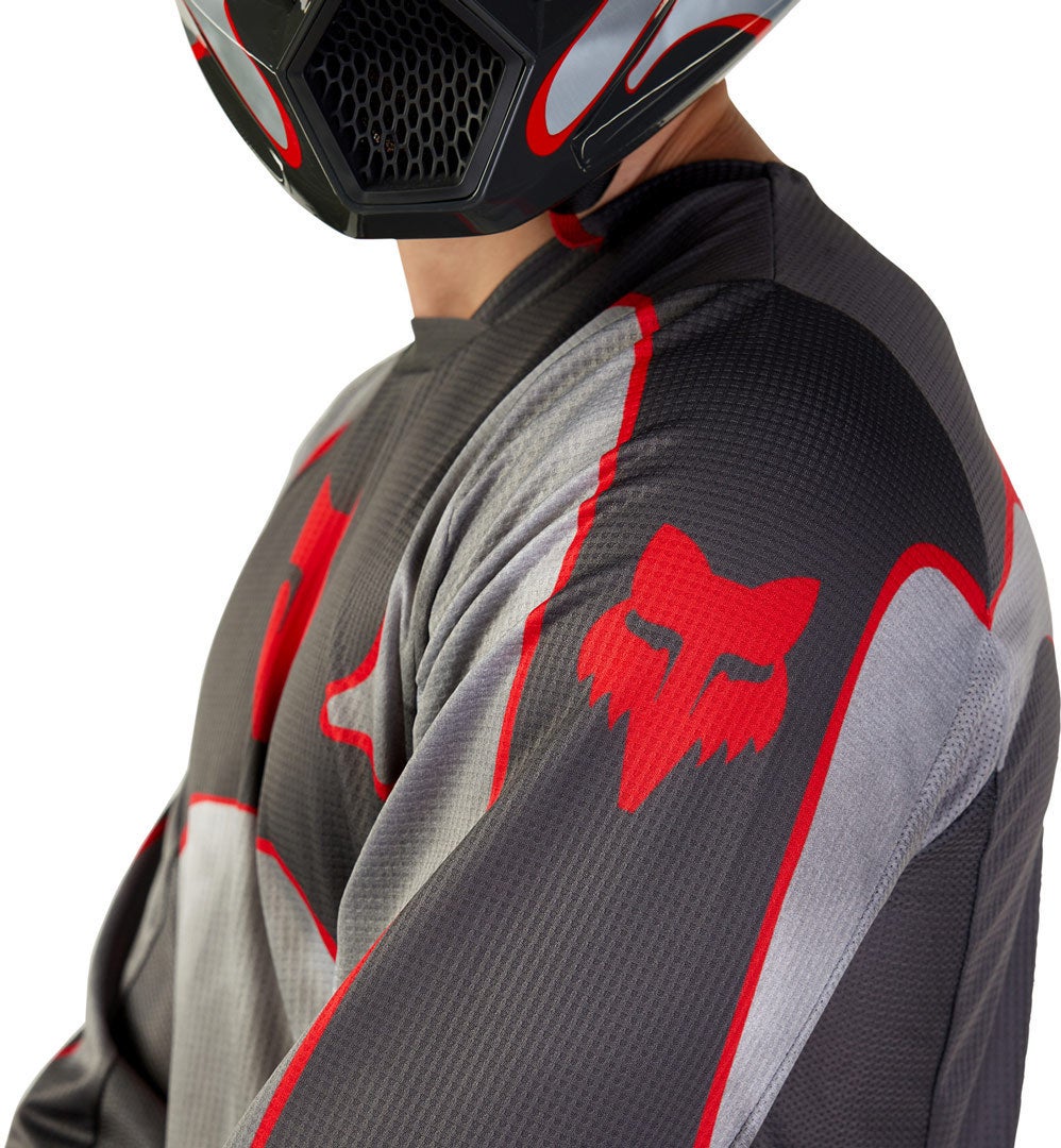 FOX 180 Atlas Maillot de motocross Gris/Rouge XXL Figure 2