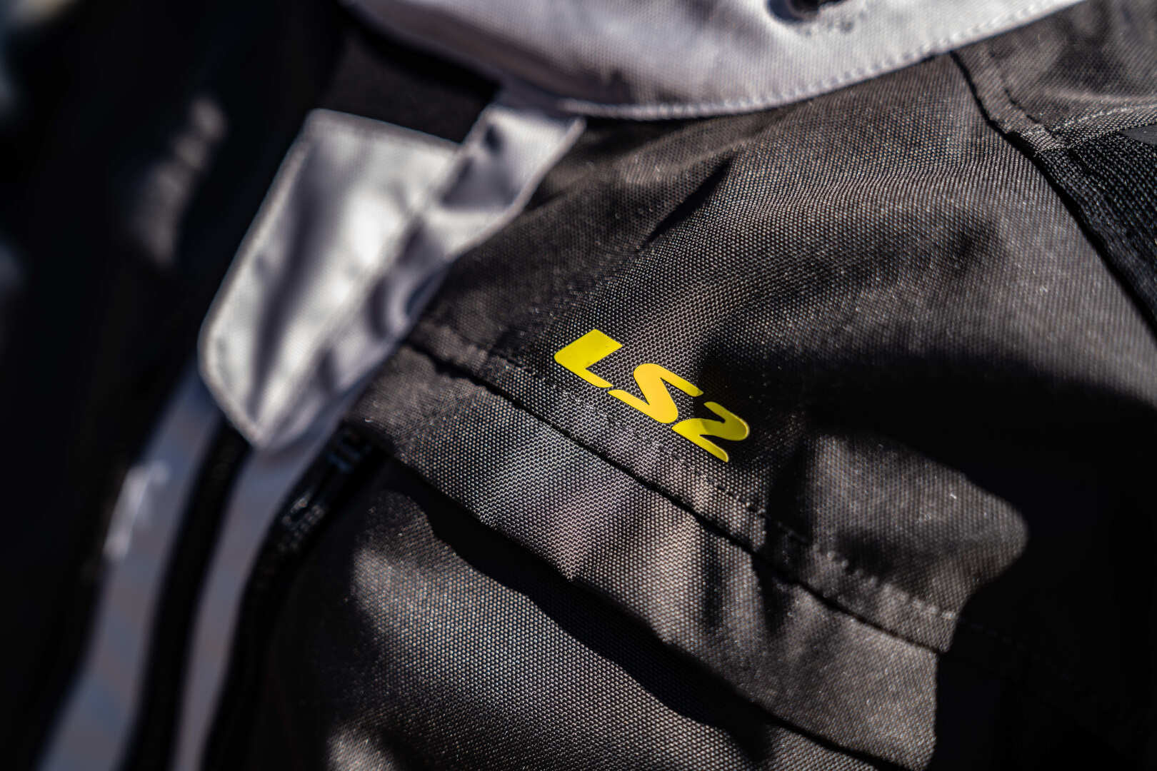 LS2 Norway waterproof Motorcycle Textile Jacket black/grey/fluo-yellow L Figure 10