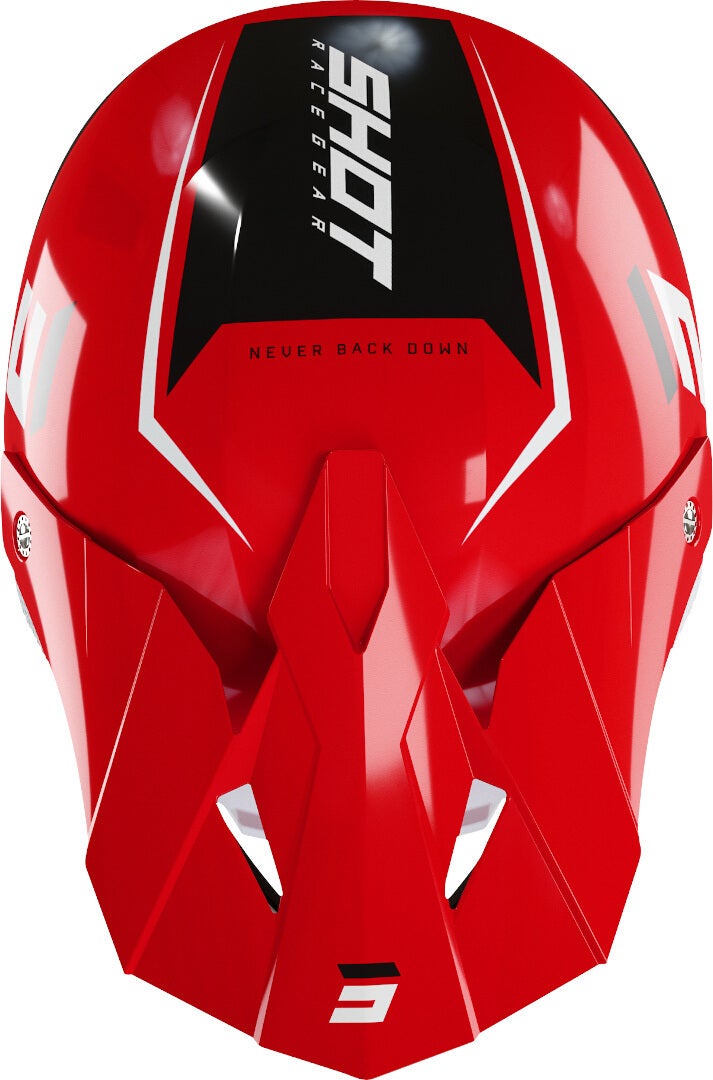 Shot Furious Chase Motorcross helm rood/wit M (57/58) Figuur 3