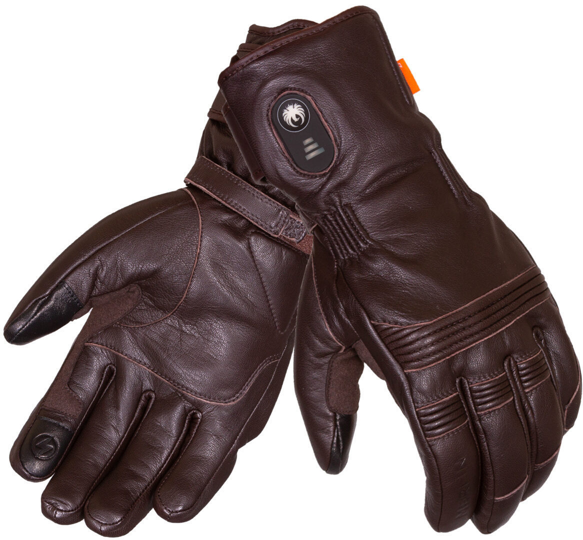Merlin Minworth Heatable Motorcycle Gloves dark brown M Figure 1