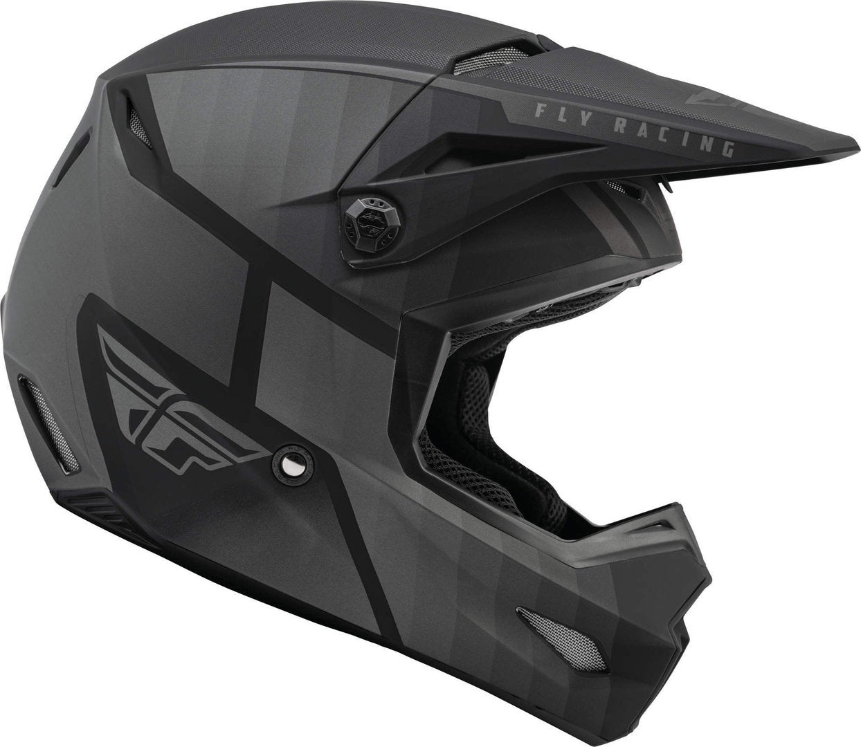 Fly Racing Kinetic Drift Capacete de Motocross preto/cinza L (59/60) Figura 1