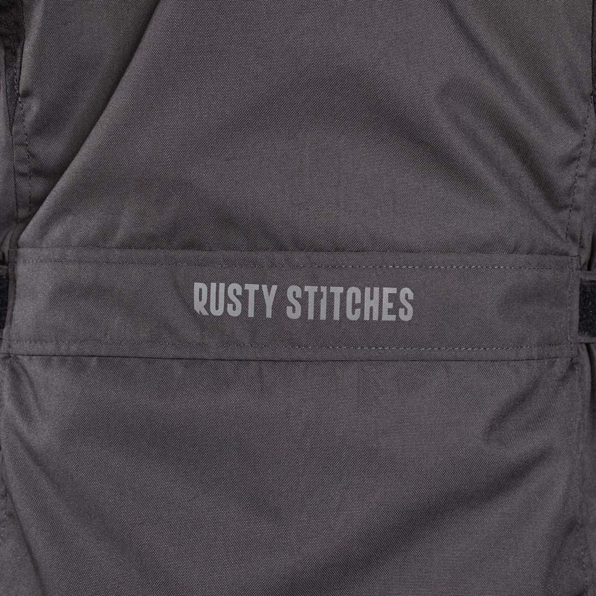 Rusty Stitches Luke waterproof Motorcycle Textil Jacket anthracite/black M Figure 7
