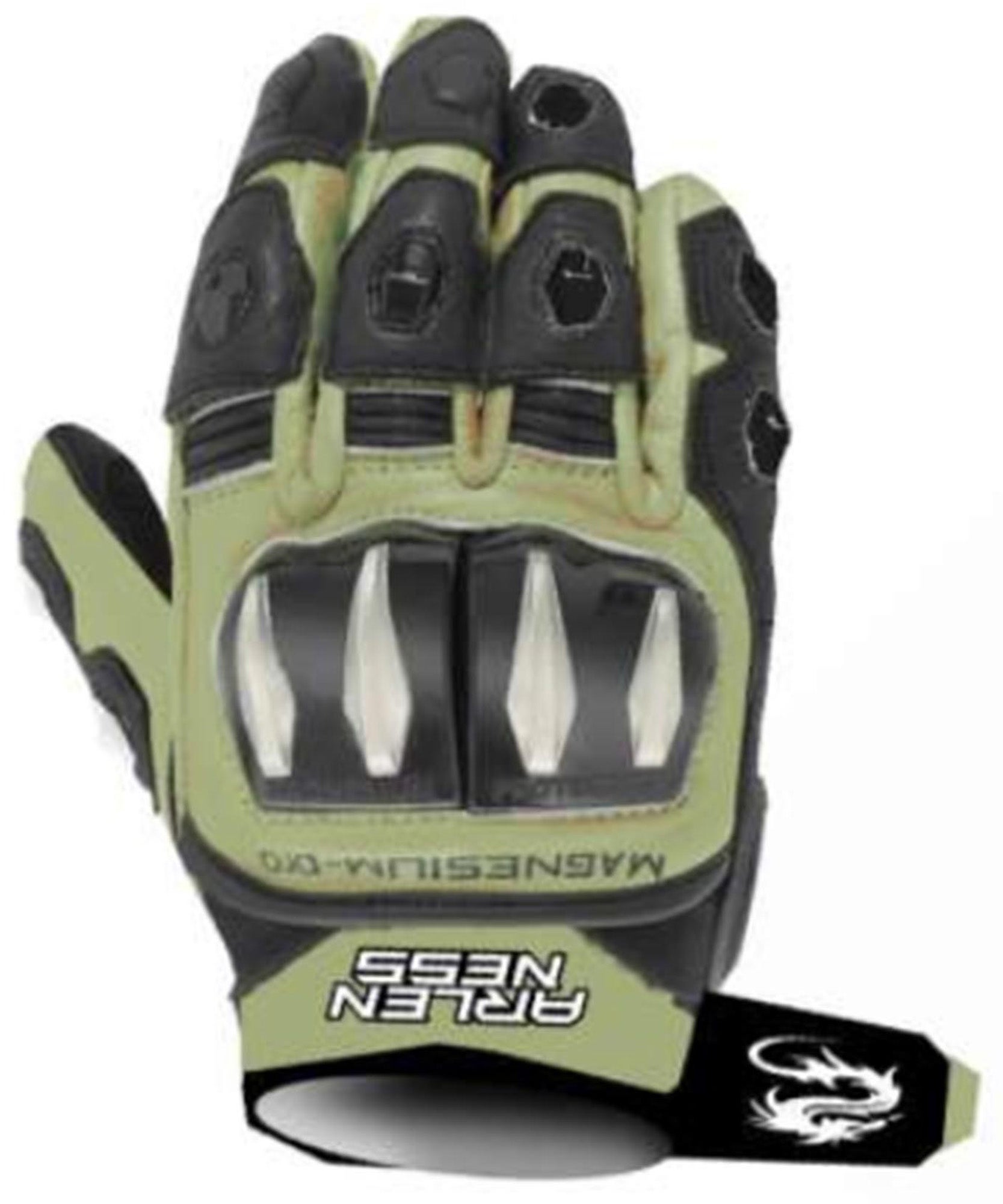 Arlen Ness Tenoh Gants de moto noir/vert S Figure 1