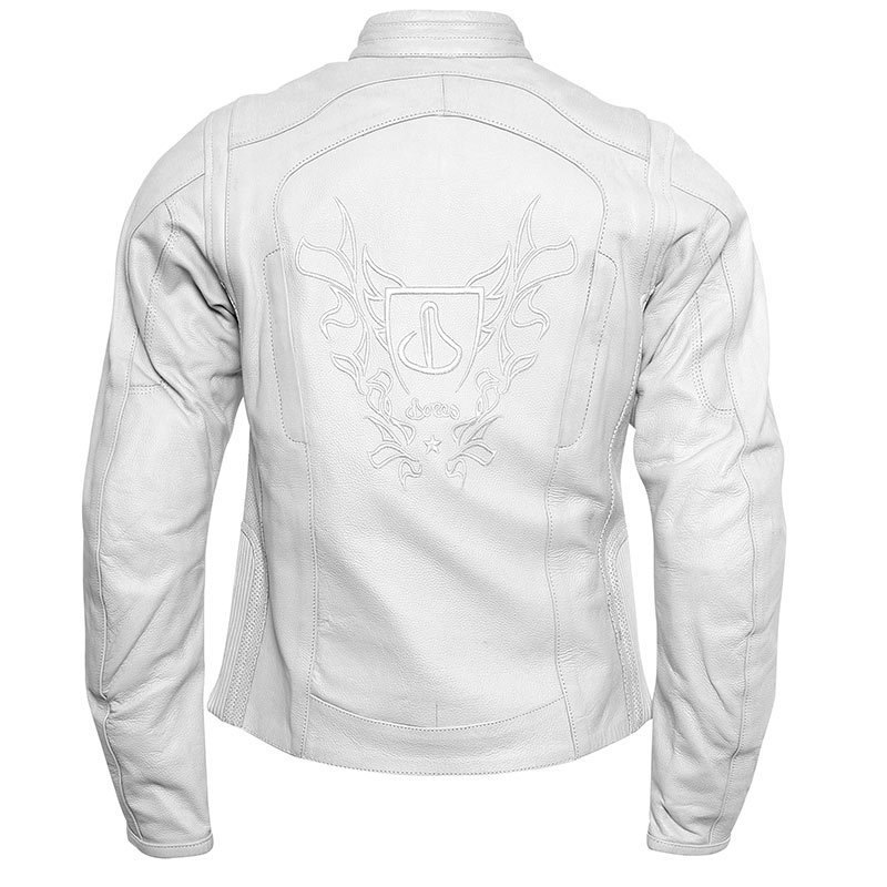 Bores Caroline Ladies Leather Jacket Waterproof Damer læderjakke Fløde 36 Figur 4
