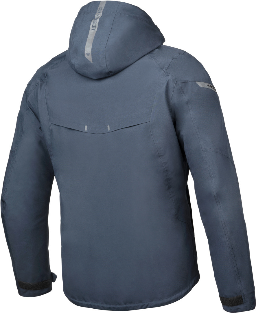 Ixon Burning waterproof Motorcycle Textile Jacket navy blue S Figure 2