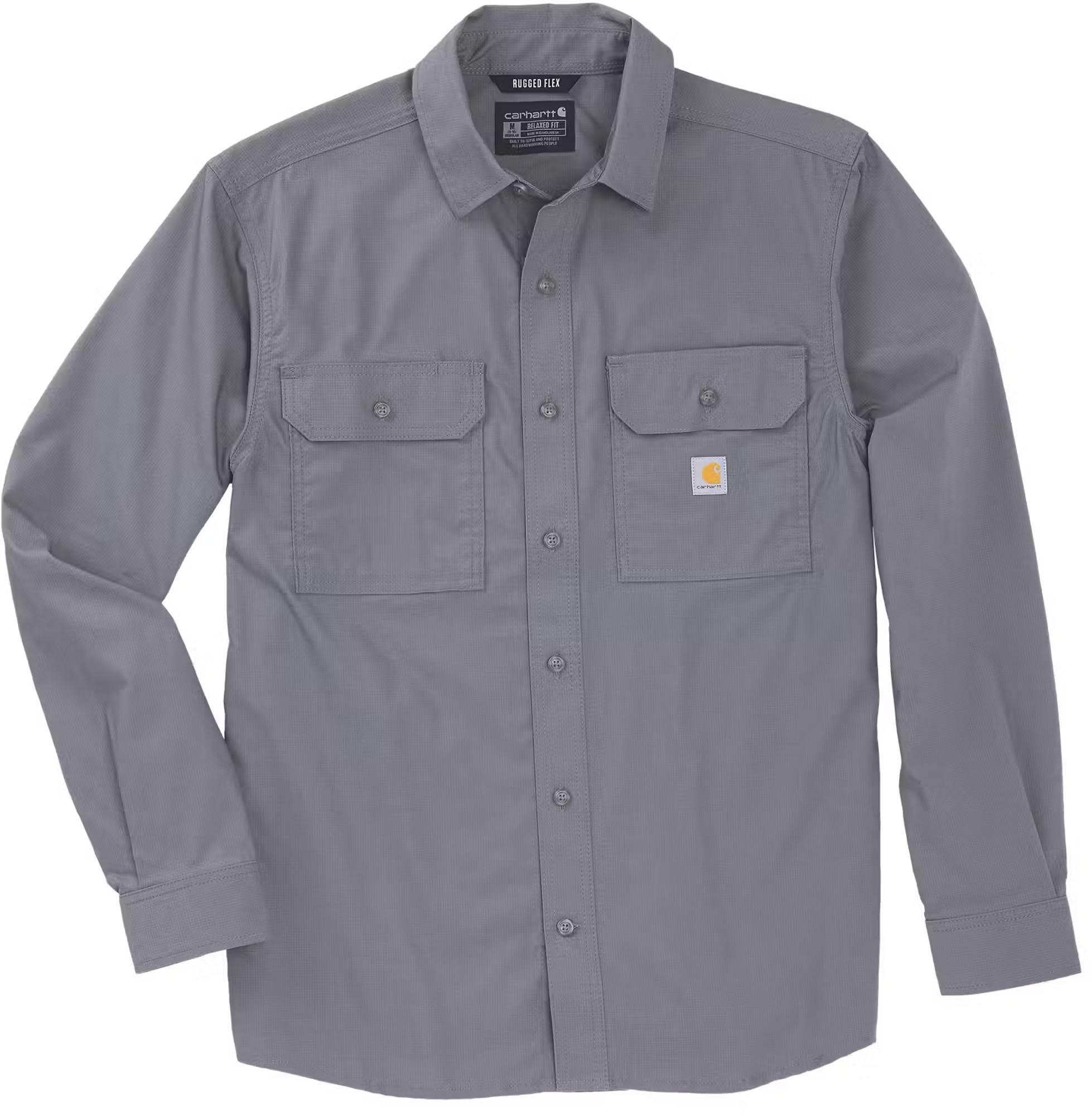 Carhartt Glenwood Relaxed Hemd grau M Abbildung 1