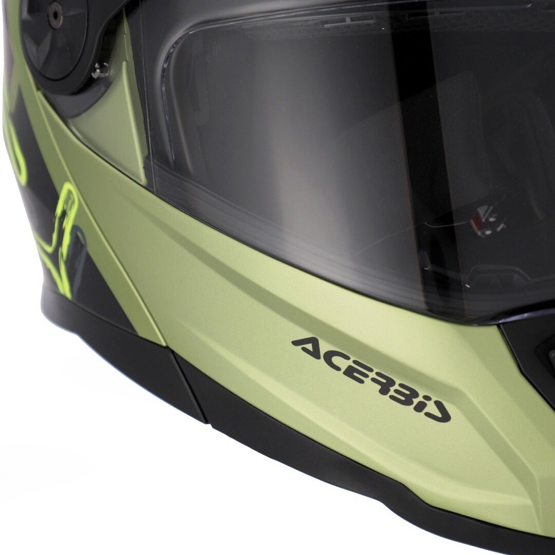 Acerbis Rider Graphic Casque Noir/vert mat S (55/56) Figure 6