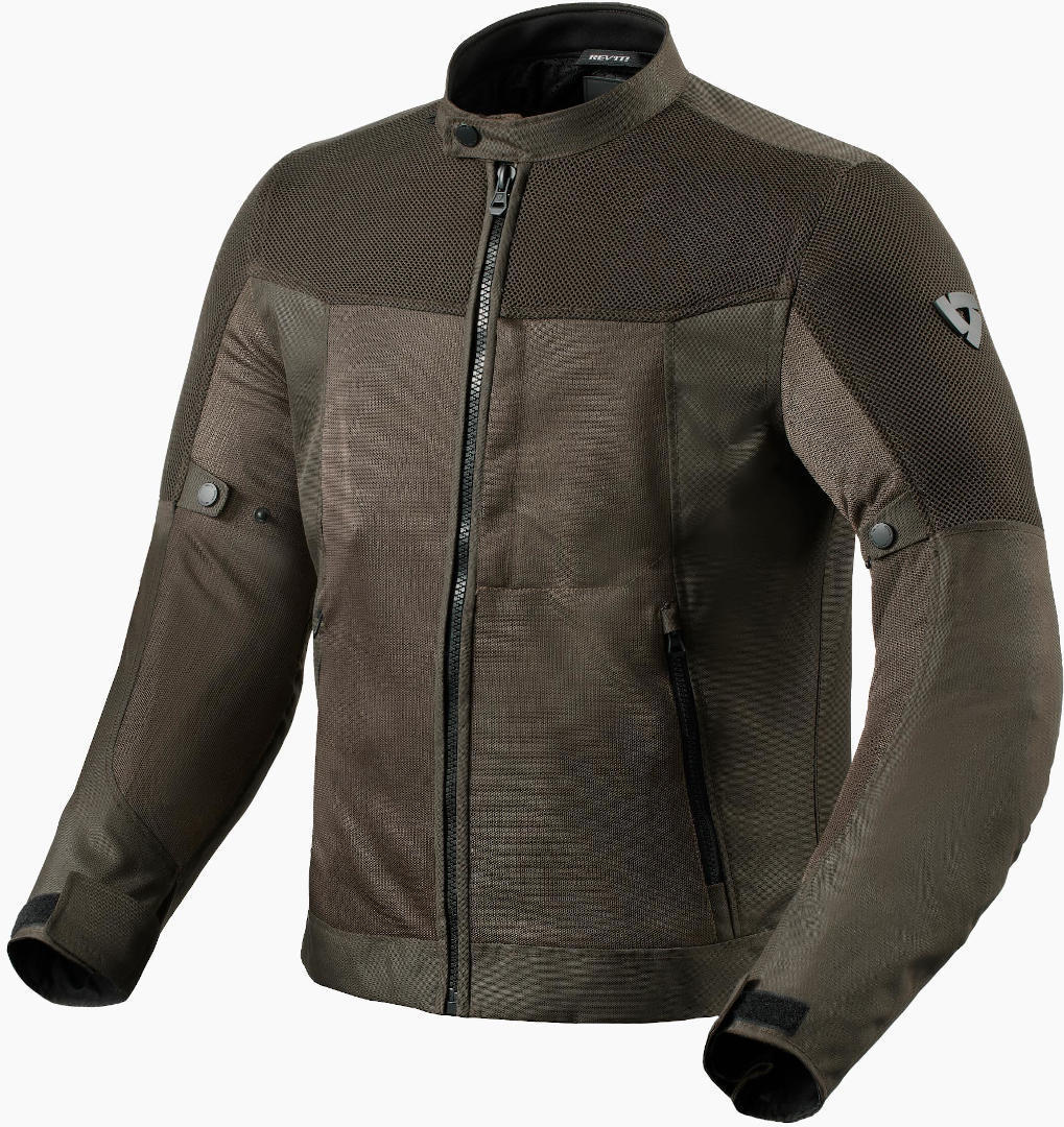Revit Vigor 2 Motorcycle Textile Jacket black/olive M Figure 1