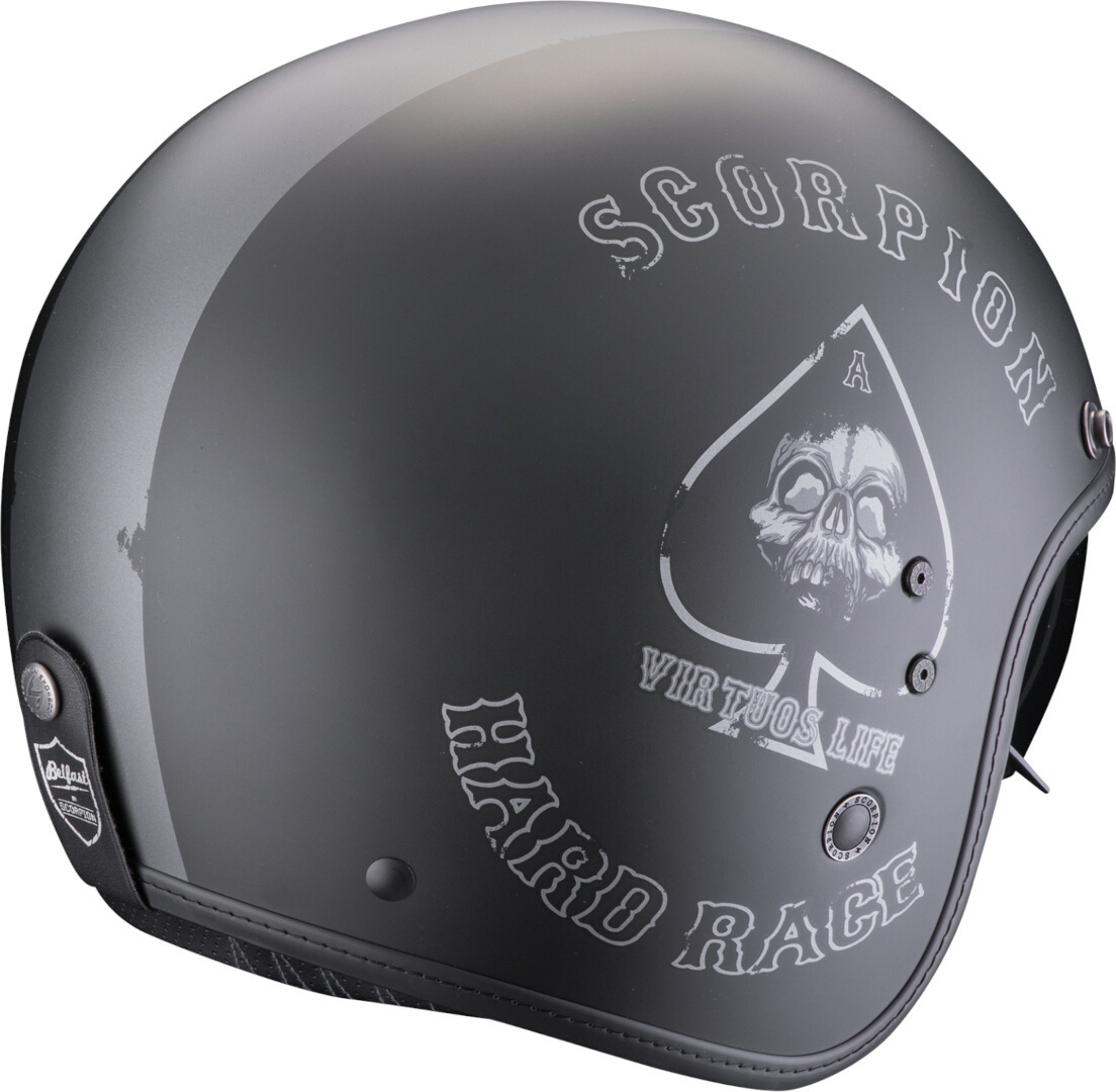 Scorpion Belfast Evo Spade Jet hjälm Svart matt/silver XS (54/55) Figur 3
