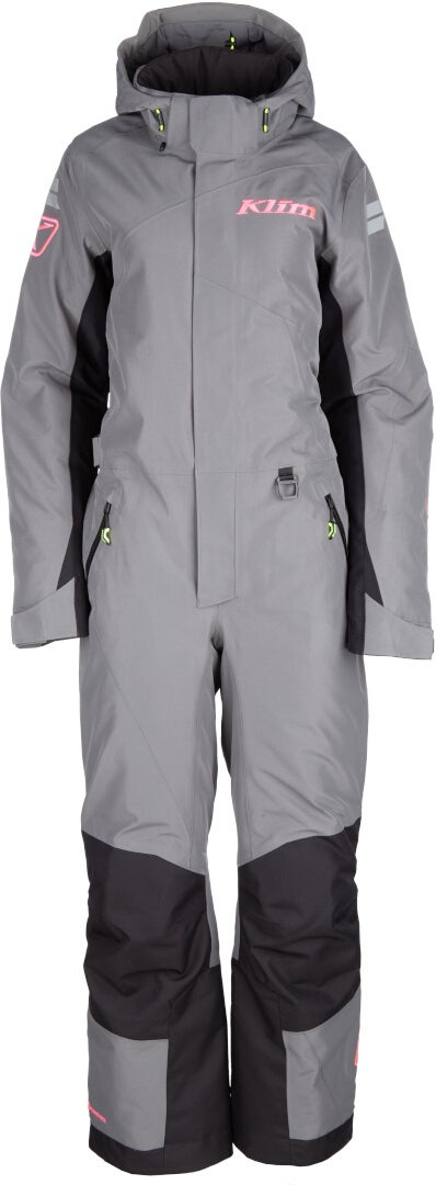 Klim Vailside Damer ett stykke snøscooterdrakt grå/rosa Short L Figur 5