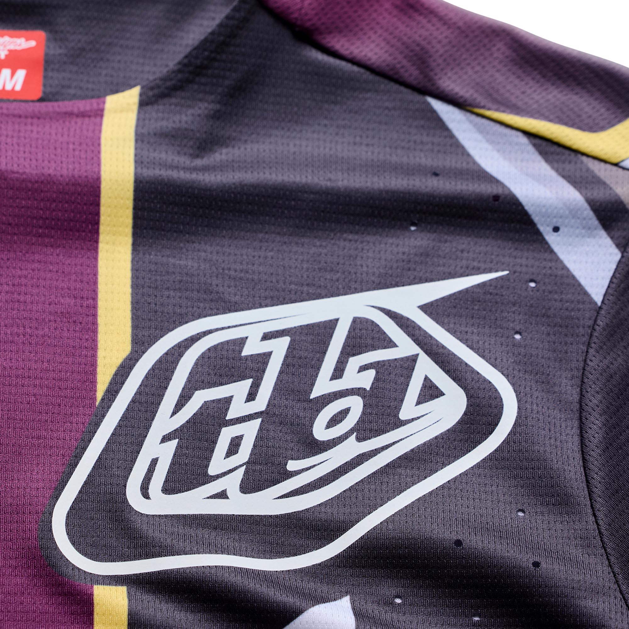 Troy Lee Designs Sprint Pro Lowrider Maillot de vélo Noir/Violet/Or XXL Figure 4